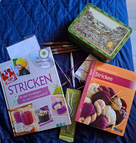 Großes strick set - großes, strick-set