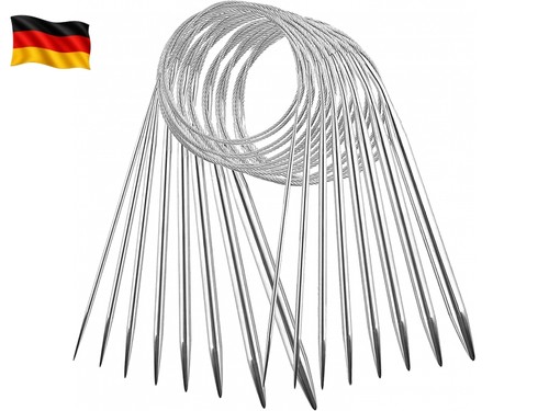 Stricknadeln set edelstahl - stricknadeln,