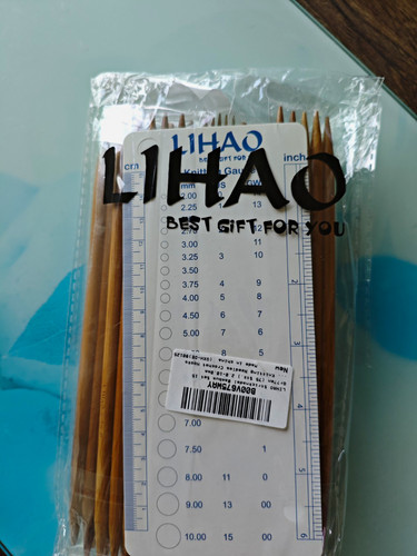 Lihao bambus stricknadeln set - lihao,