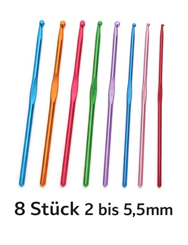 Set stück häkelnadel alu - stück,