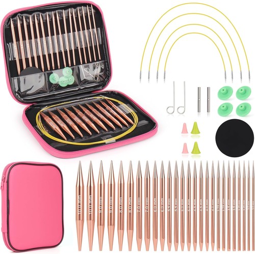 Rundstricknadeln set aluminium - set,