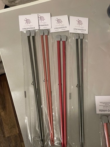 Stricknadeln aluminium gerade - stricknadeln,