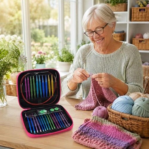 Stricknadeln set aluminium - set,