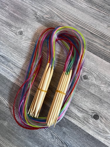 Stricknadeln set aus - stricknadeln,