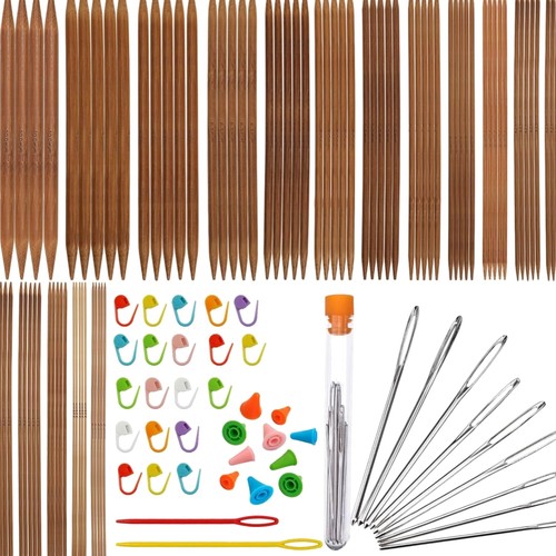 Stricknadeln set holz 117 - stricknadeln,