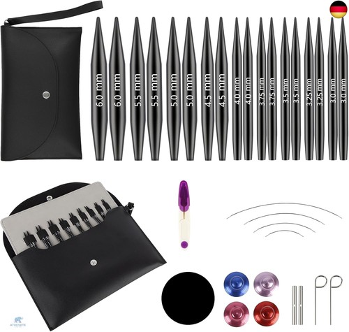 Kurze rundstricknadeln set - rundstricknadeln,
