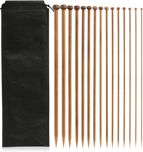 Bambus stricknadeln set - set, 15